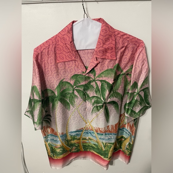 Casablanca Tropical Print Shirt Size Large - Picture 1 of 4